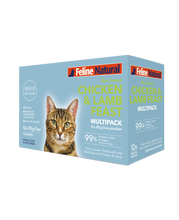Feline Natural - Chicken & Lamb Feast Pouch Cat Food (12 x 85g)