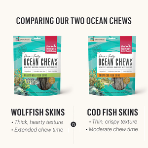 Honest Kitchen - Ocean Chews Hearty Wolffish Skins Beams