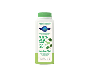 SBF Freeze Dried Raw Goat Milk Super Green