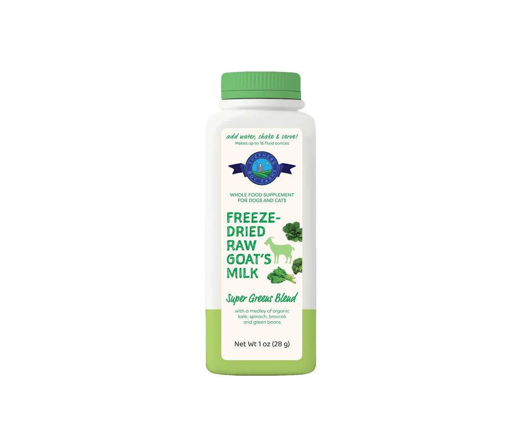 SBF Freeze Dried Raw Goat Milk Super Green