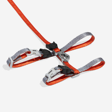 Zee.Cat Harness + Leash Set - Reebok Suede