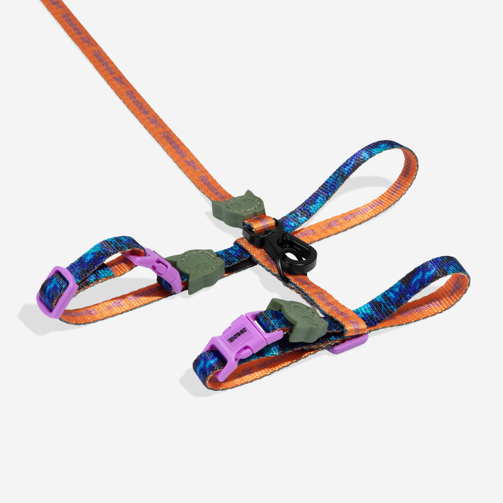 Zee.Cat Harness + Leash Set - Reebok Trekk
