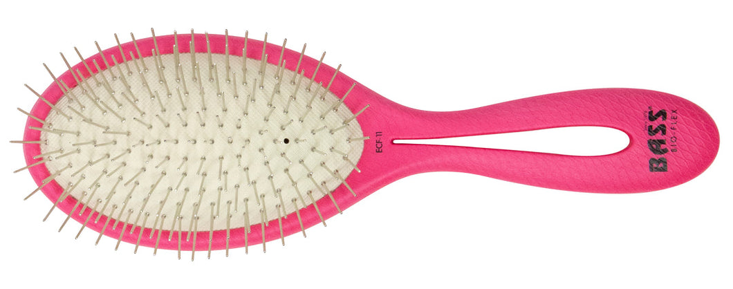 Bass BIO-FLEX Style & Detangle Hair Brush | Pink, Green or Teal