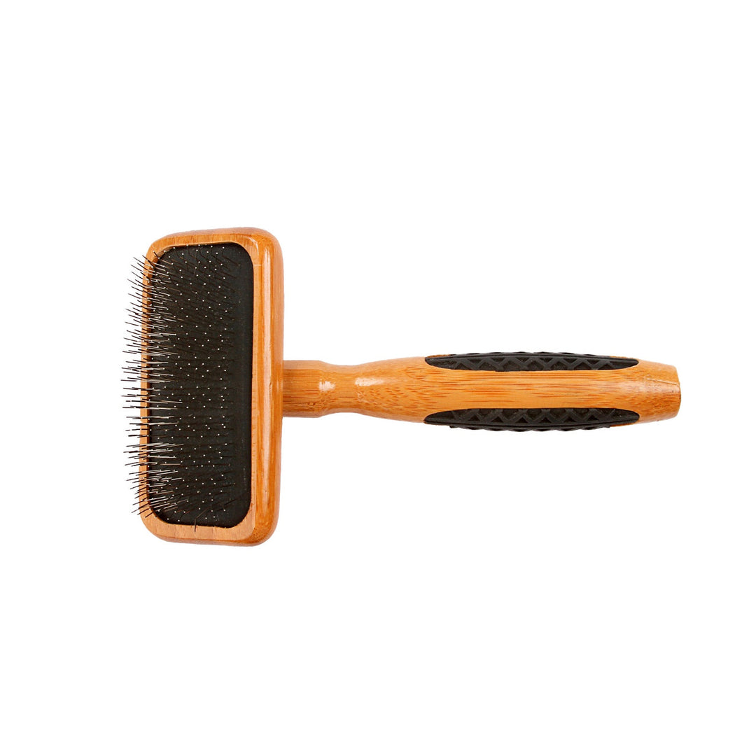 Bass Slicker Style Pet Brush SOFT | Striped or Dark Finish