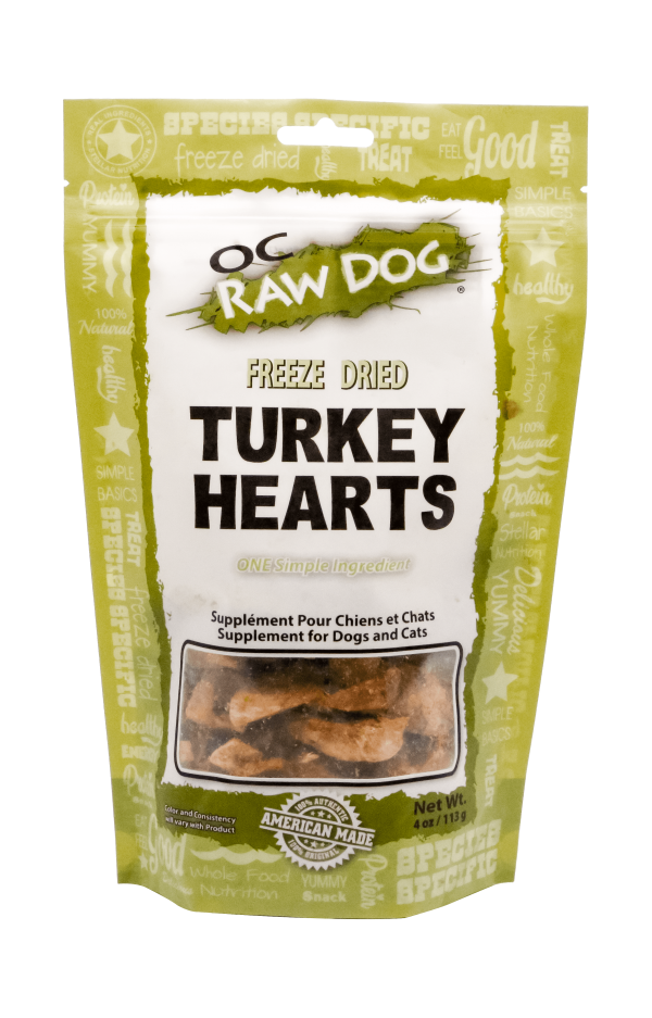 Oc Raw - Freeze Dried Turkey Hearts