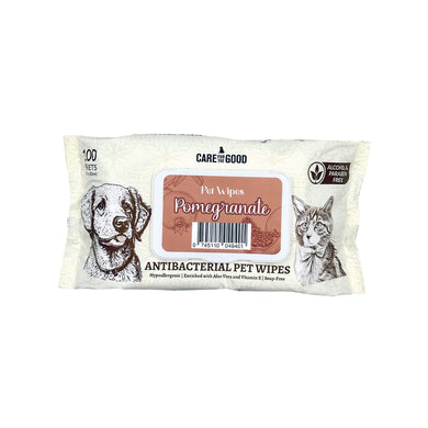Care For The Good - Pet Wipes (Pomegranate)