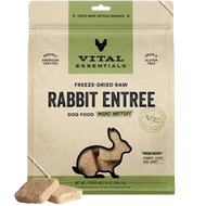 Vital Essentials® Freeze-Dried Mini Dog Food Patties - Rabbit