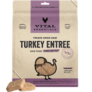 Vital Essentials® Freeze-Dried Mini Dog Food Patties - Turkey