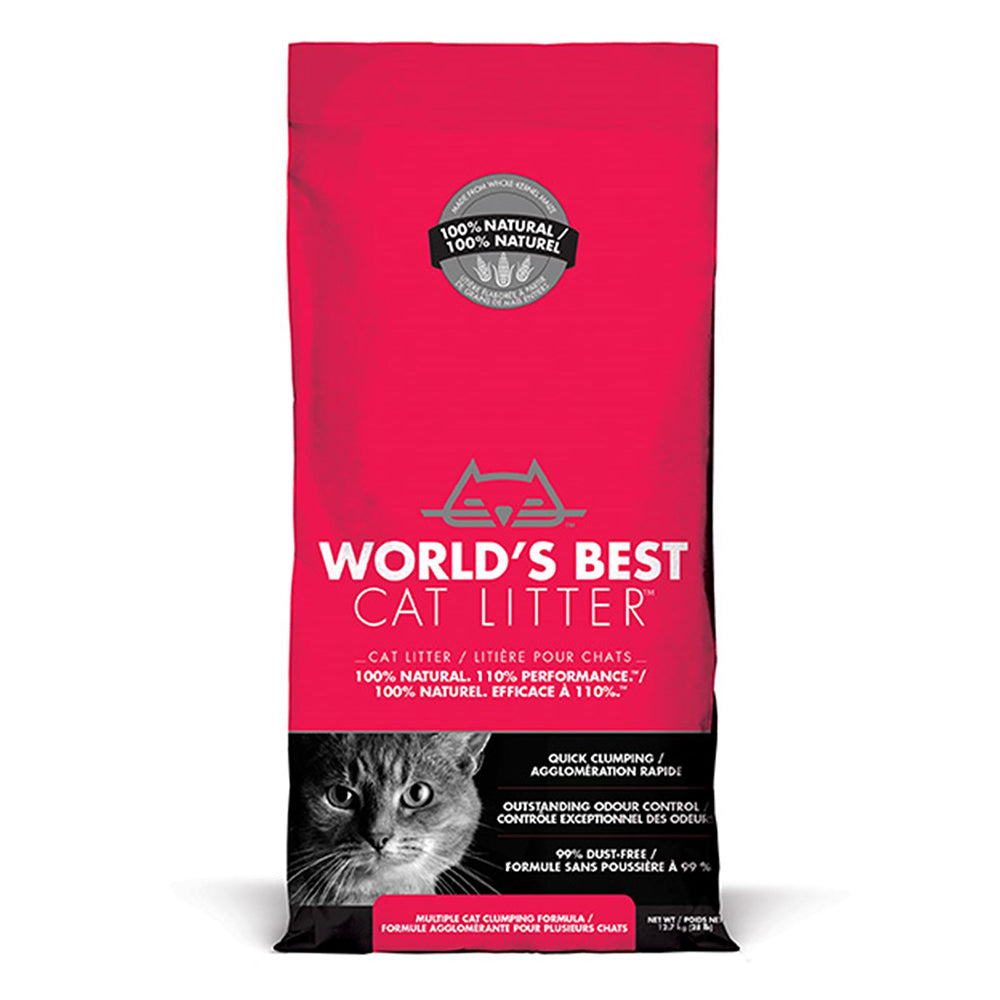 World's Best Multiple Cat Clumping Cat Litter - Unscented