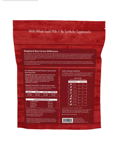 SBF Freeze Dried Beef Receipe 14oz