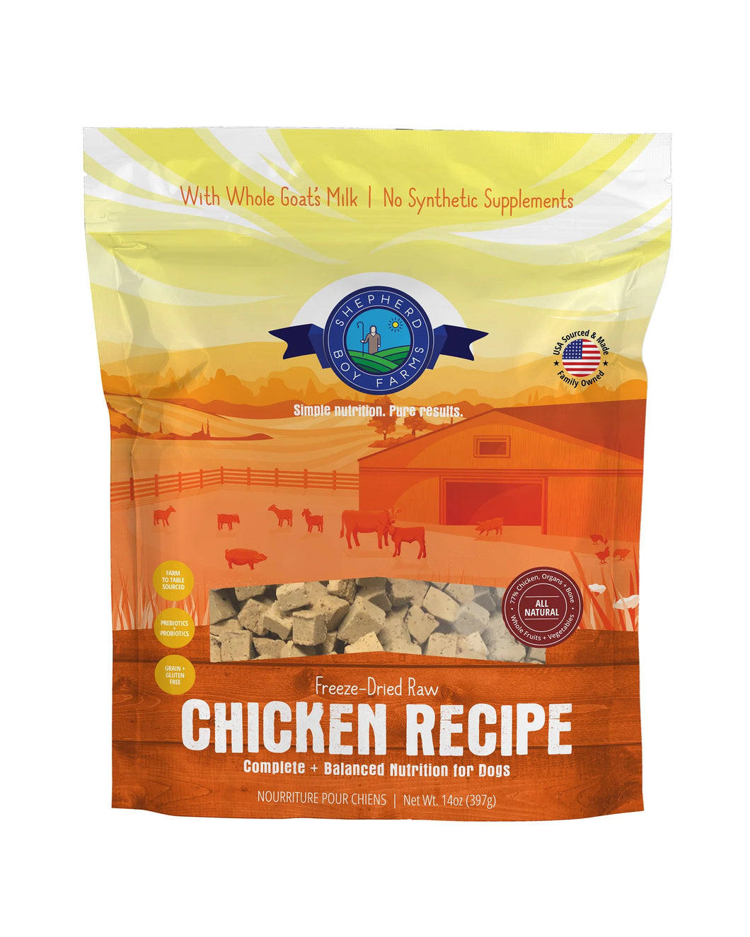SBF Freeze Dried Chicken Receipe 14oz
