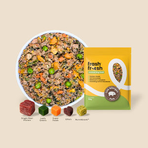 FrashFresh Cooked Dog Food with NutriAbsorb™ (Low-Allergen Pork)