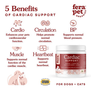 Clearance - Fera Pet Organics - Cardiac Support for Dogs and Cats