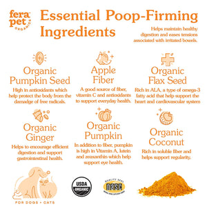 Fera Pet Organics - Pumpkin Plus Fiber Support for Dogs and Cats