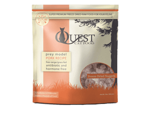 Quest Freeze-Dried Raw Cat Food Pork Recipe