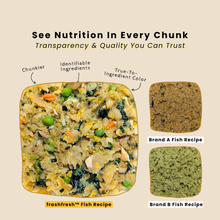 FrashFresh Cooked Dog Food with NutriAbsorb™ (Low-Allergen Fish)