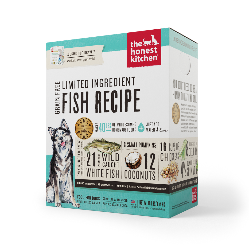 Clearance - Limited Ingredient Fish & Coconut Recipe (Brave)