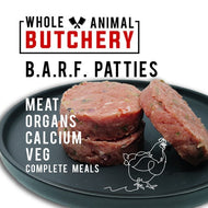 Frozen Chicken Patties - Barf
