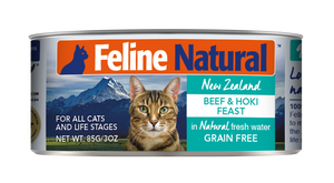 Feline Natural Canned - Beef & Hoki