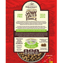 Cage-Free Duck Raw Coated Kibble - 22lb