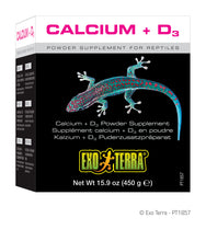 Exo Terra Calcium + D3 Powder Supplement