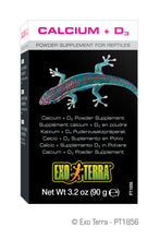 Exo Terra Calcium + D3 Powder Supplement