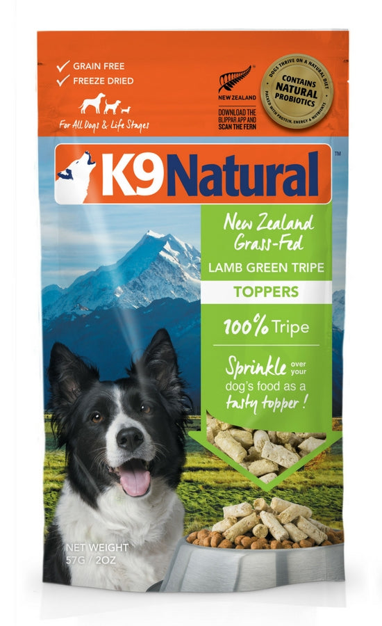 K9 Natural Freeze Dried - Lamb Green Tripe Toppers