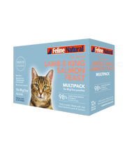 Feline Natural - Lamb & King Salmon Feast Pouch Cat Food (12 x 85g)