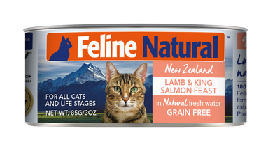 Feline Natural Canned - Lamb & King Salmon