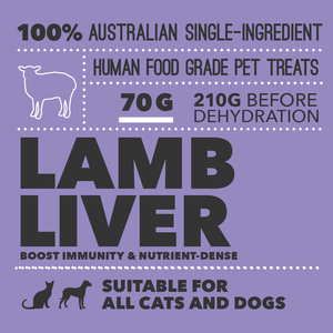 Loyalty Pet Treats - Lamb Liver