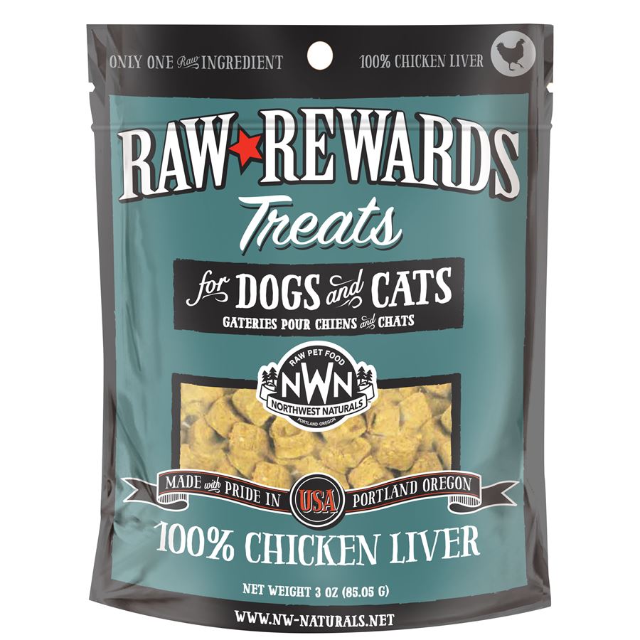 Northwest Naturals Freeze Dried Chicken Liver Cat & Dog Treats - 3oz