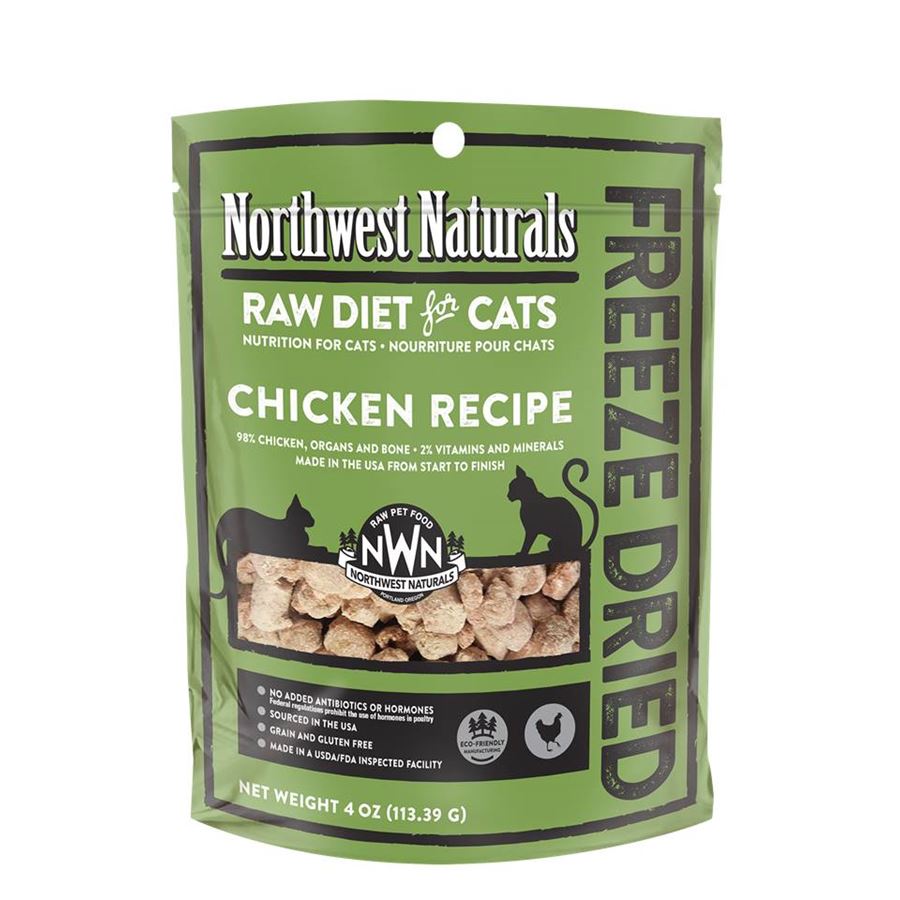 Northwest Naturals Chicken Freeze Dried Nibbles (for Cat) - 4oz & 11oz