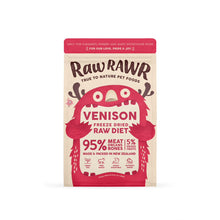 Raw Rawr Freeze Dried Balanced Diet - Venison 3 x 400g Bundle