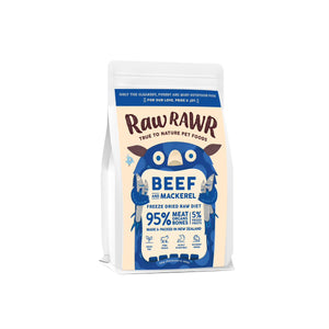 Raw Rawr Freeze Dried Balanced Diet - Beef & Mackerel 100g