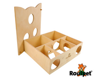 Rodipet® Hamster House Maze DaVinci 31 x 28cm 7cm +terracotta