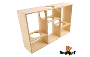 Rodipet® Hamster House Maze DaVinci 41 x 26cm 7cm +terracotta