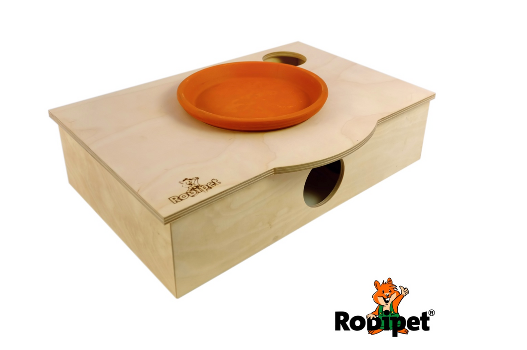 Rodipet® Hamster House Maze DaVinci 41 x 26cm 7cm +terracotta