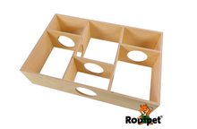 Rodipet® Hamster House Maze DaVinci 41 x 26cm 7cm +terracotta