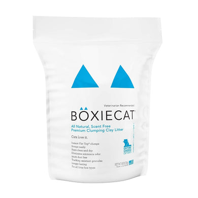 Boxie Cat All Natural Scent Free Clumping Clay Litter - 16lb