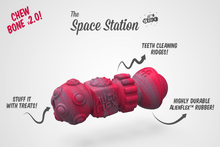 Spacestation Rubber Toy