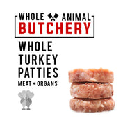 WAB Frozen Whole Turkey Patties