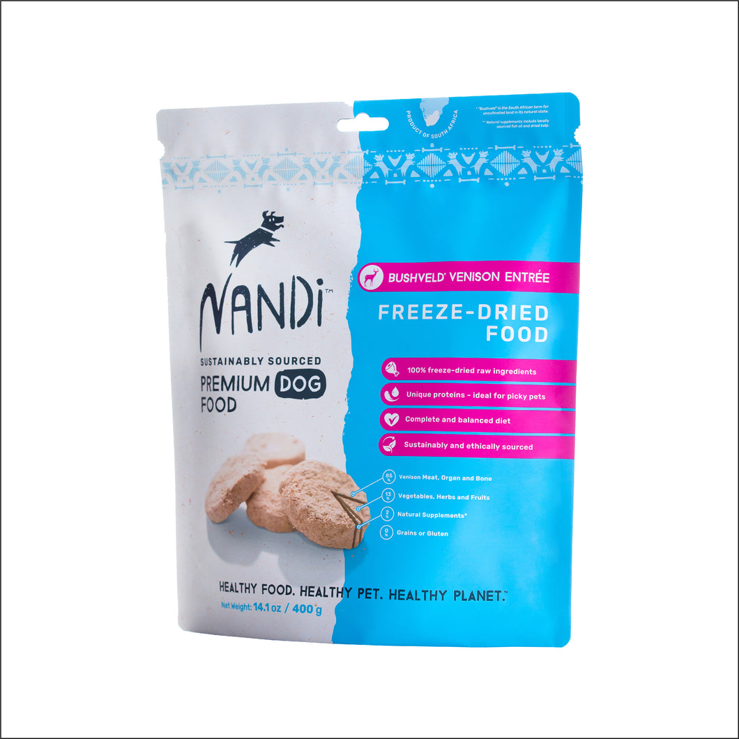 Nandi Pets - Venison Freeze Dried Food