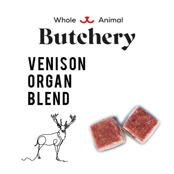 WAB Frozen Raw Venison Organ Blend
