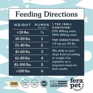 Fera Pet Organics - Fish Oil for Dogs & Cats (16oz)