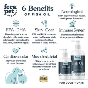 Fera Pet Organics - Fish Oil for Dogs & Cats (8oz)